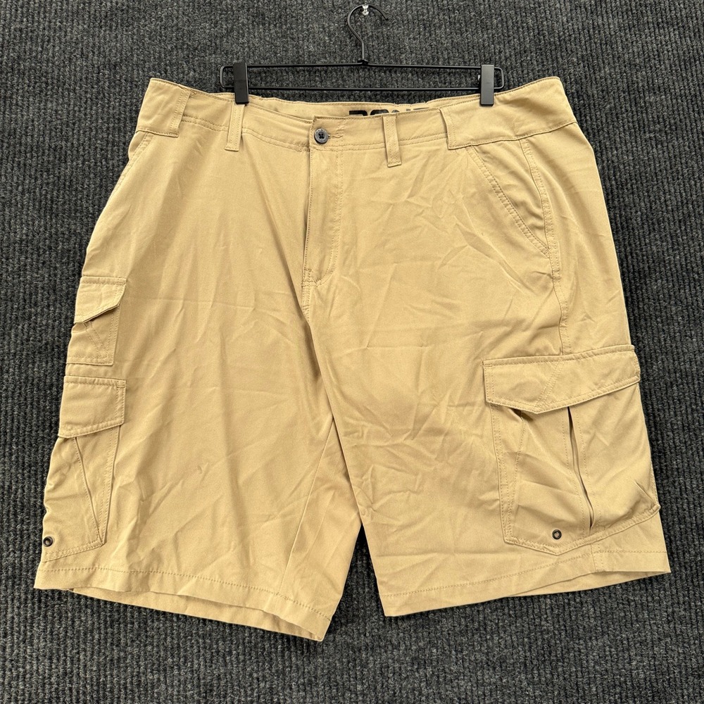 Denali Stretch Cargo Shorts Mens 40 Khaki Tan Hiking Outdoor Lightweight Pockets